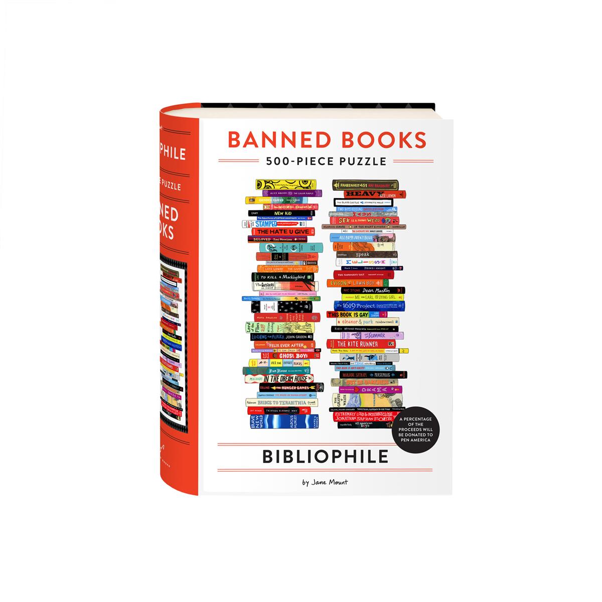 Bibliophile Banned Books 500-Piece Puzzle By (author): Jane Mount