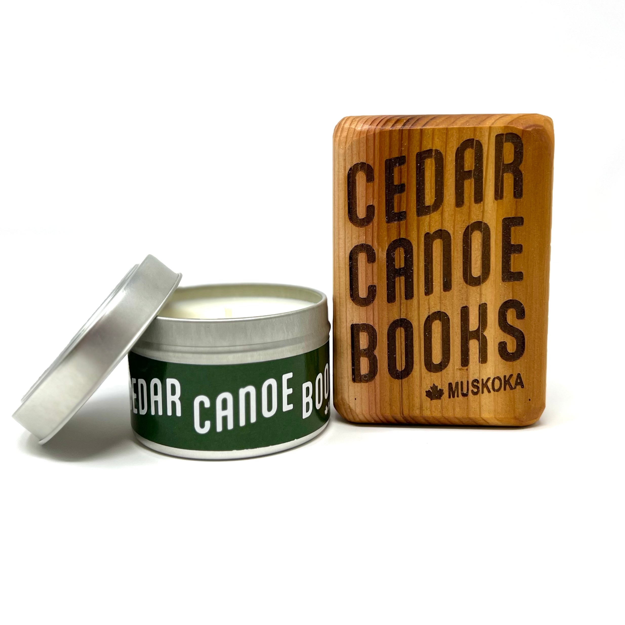 Cedar Canoe Books Candle