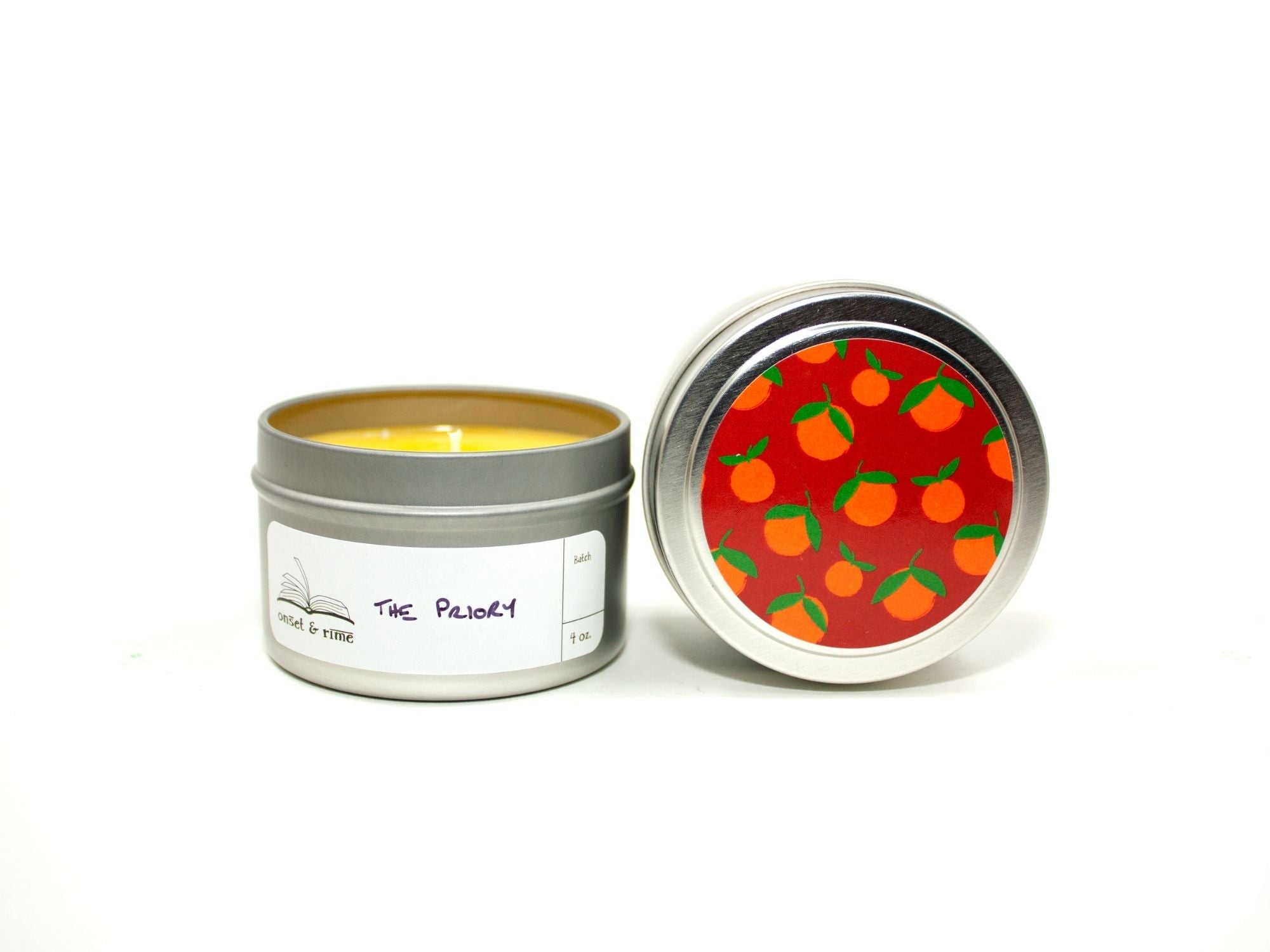 Onset & Rime spiced orange scented candle called 